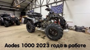 Aodes 1000 2023 года. Переделываем чужие косяки, делаем обслуживание, ставим допы