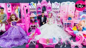 Играем в игрушки из мультика принцесса кукла Барби. Мультфильм для детей. ASMR АСМР