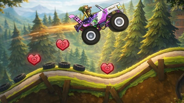 💔 Don't Break My Heart 💔 (Love Hurts) - Hill Climb Racing 2