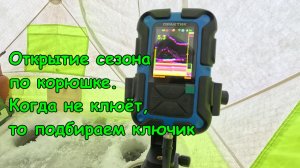 Открытие сезона по корюшке 2026. Рыба не хотела клевать, но я подобрал ключик и немного подловил.