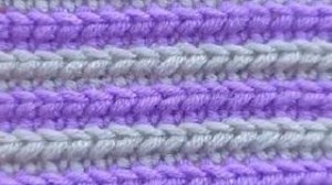 Двухцветный узор крючком - Вязание крючком