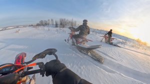 Прокатились на сноубайках (Февраль 2026)