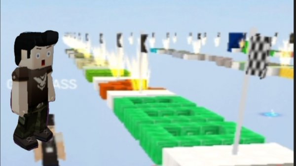 Обучалки-приключалки. 40+ этапов обби. Blockman Go.