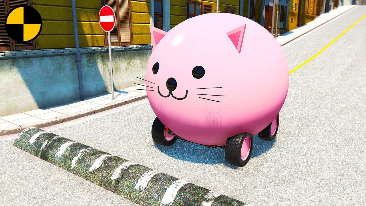 Cars Vs Cats  BeamNG.Drive