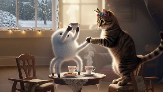 Веселый паучок и котик в Роблокс. смотреть онлайн