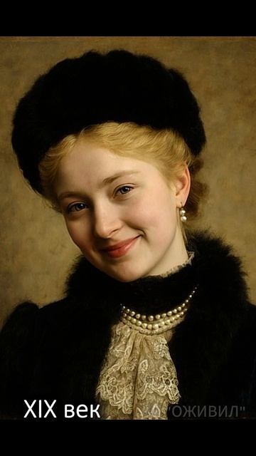 Ожившие портреты 19 века. Картины в движении под музыку #живопись #искусство #ожившиекартины