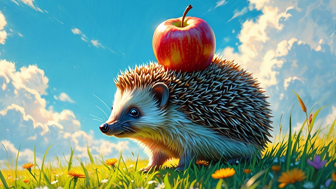 Почему ежики носят яблоки на спине? Раскрываем правду! смотреть онлайн