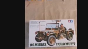 Обзор коробки модели "Ford mutt", масштаб 1:35.