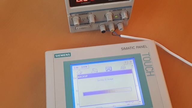 бэкап HMI панели сименс