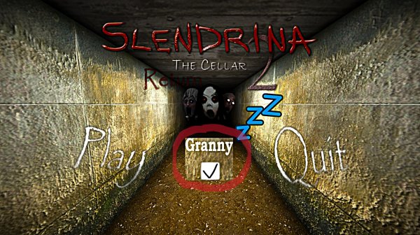 Прохождение Slendrina_ The Cellar 2+бабка,hard mod.