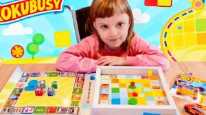 Полина играет в игру Челлендж Рокубсы