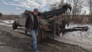 Сегодня пришлось вытащить из заноса пару авто.