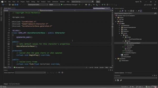 03. The Base Character Class