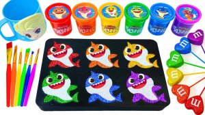 ИГРАЕМ В СЛАЙМЫ ЗАЛИВАЕМ В ФОРМЫ БЕБИ ШАРК АСМР ВИДЕО ДЛЯ ДЕТЕЙ ДЕТСКИЙ КАНАЛ ИГРАЛКИ-ЗАЛИПАЛКИ