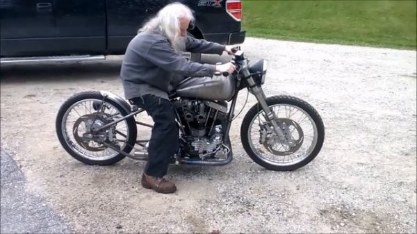 Harley Flathead lower Shovelhead top Magneto Kickstart Rat 4 Cam Custom