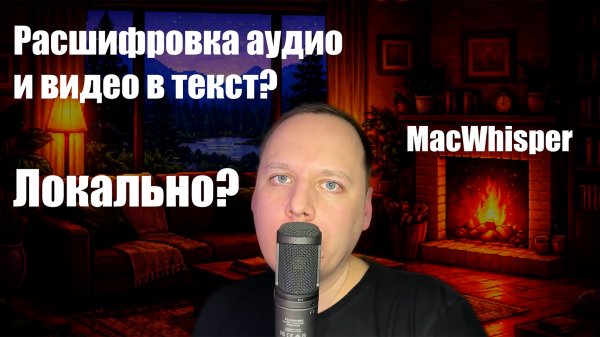 MacWhisper: расшифровка аудио и видео ЛОКАЛЬНО на Mac (без облака и интернета)