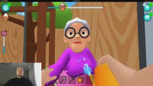 Школьник и Бабка Глава - Субботник / Яндекс Игры