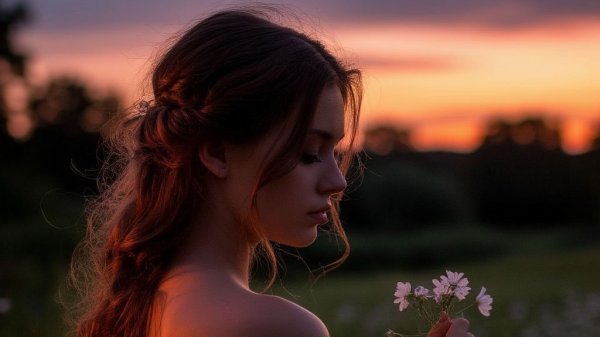 When the evening falls on your shoulders