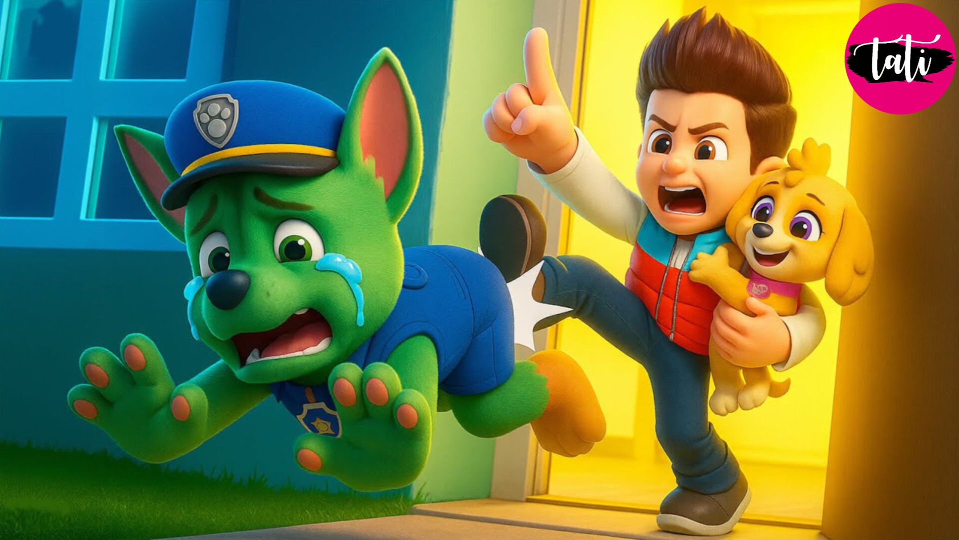 Щенячий патруль и Маршалл. Залипательное видео. Мультфильм для детей и малышей. Анимация 216 смотреть онлайн