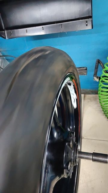 Мото диск после правки. Краснодар.