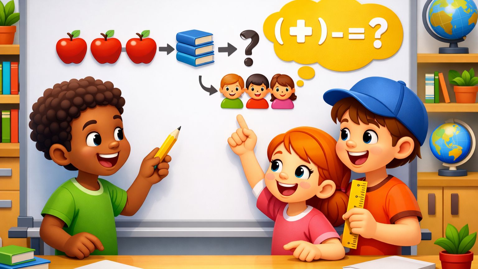 Учимся делать краткую запись и выражение к задаче. Урок для 3 класса (№1, с.84)