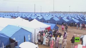 إيواء الآلاف من المتضررين جراء الفيضانات في المغرب في مركز خيام ضخم