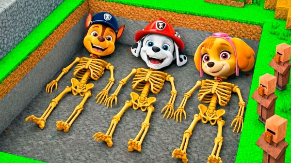 😳 Я НАШЕЛ СЕКРЕТ ГОНЩИКА МАРШАЛА СКАЙ ЩЕНЯЧИЙ ПАТРУЛЬ ЗОМБИ АПОКАЛИПСИС В МАЙНКРАФТ МУЛЬТИК