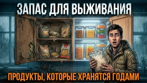 Запас для выживания: продукты, которые хранятся годами