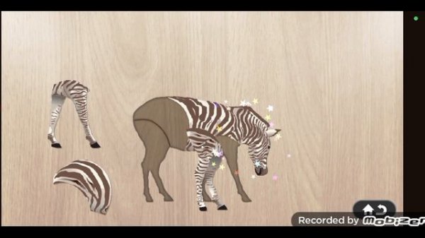 Zebra With 384 Puzzle For Preschool Kids