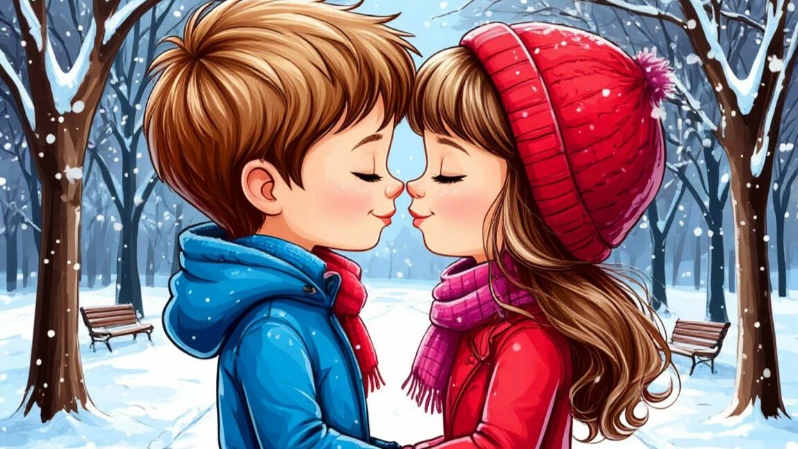 ©В зимнем парке. Сергей Весенин-стихи смотреть онлайн