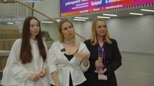 Интервью с Крутовой Евгенией, Дьяковой Александрой, Борщевской Юлией, Газпромбанк, после награждения