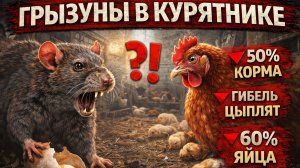 Грызуны в курятнике 🐀 Крысы и мыши уничтожают корм, цыплят и яйца — что делать реально