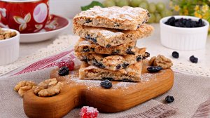 🍪 Любимое с детства Печенье с изюмом и орехами “Польская Мазурка”- простое и невероятно вкусное