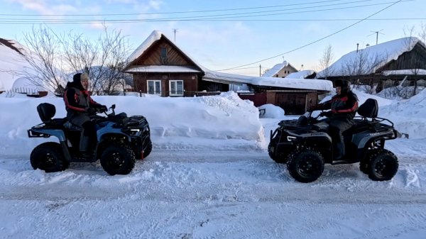 Сравнение полноприводного (4х4) и моно-приводного (4х2) квадроцикла.