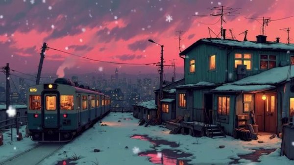 Снежный LoFi Hiphop Chillhop Mix для Учебы, Сна, Работы Лофи музыка Lofi Music Lofi Live