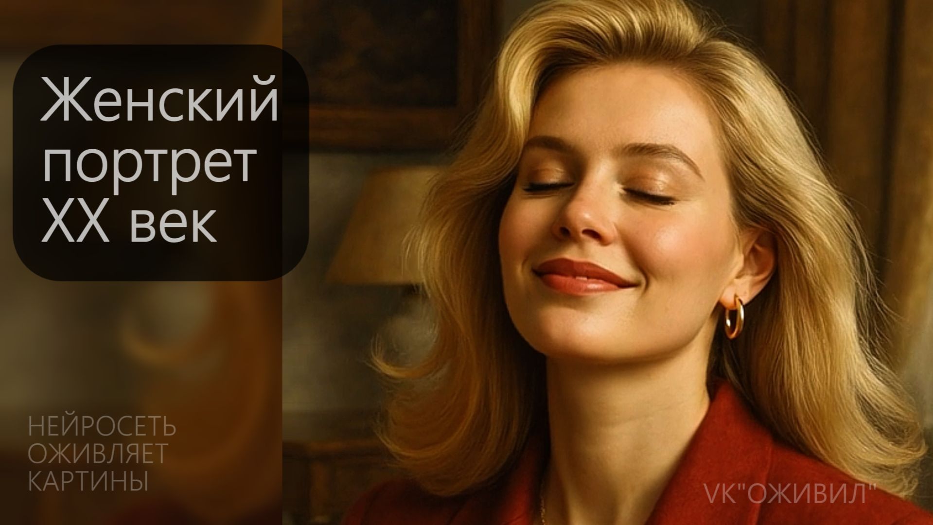 Ожившие портреты 20 века. Картины в движении под музыку #живопись #искусство #ожившиекартины