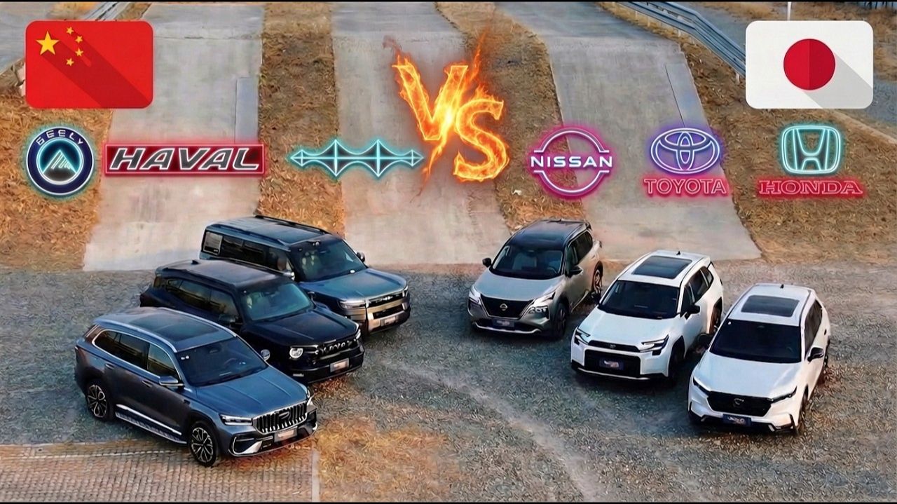 Японские vs Китайские кроссоверы: испытания полного привода! смотреть онлайн