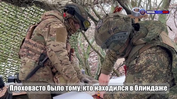 💥 Плоховато было тому, кто находился в блиндаже