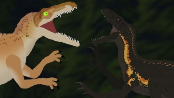 Спинораптор vs Индораптор | Анимация (часть 2)