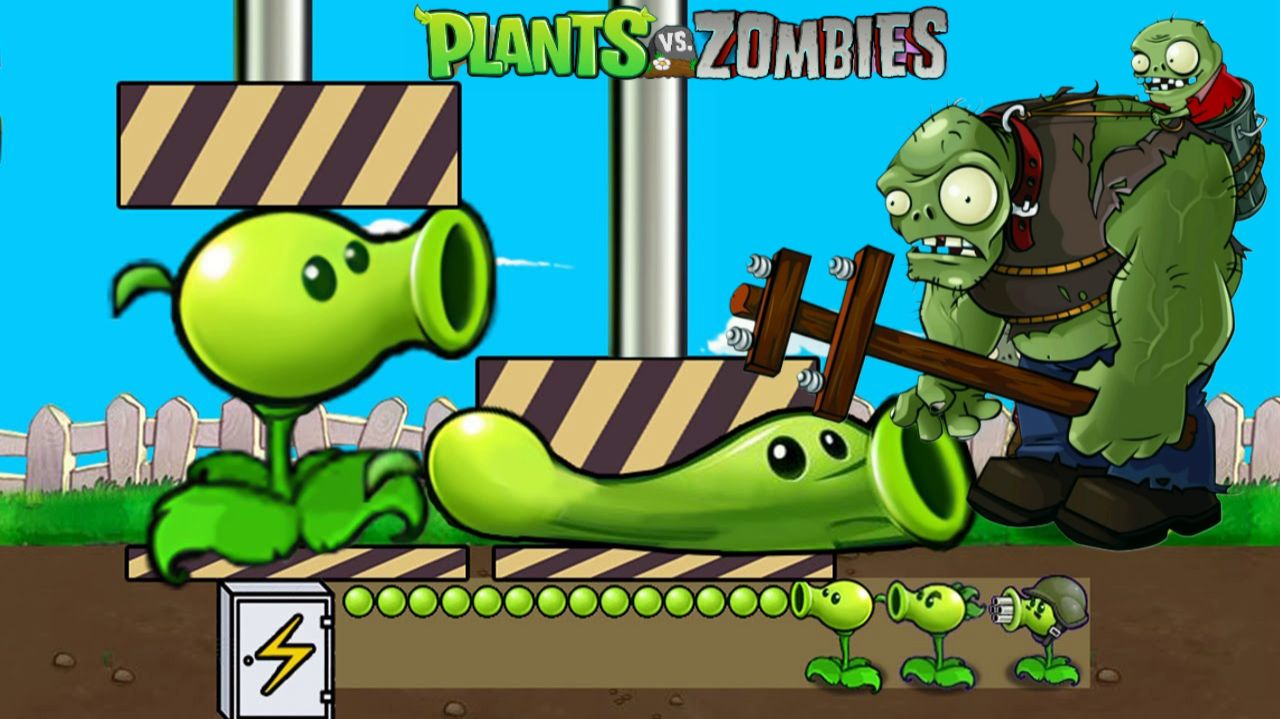 Зомби против растений! Plants vs Zombies ПвЗ PvZ Растения против Зомби смотреть онлайн