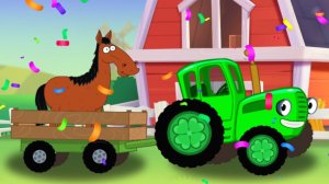 Мультики Для Детей, По Полям По Полям Едем к Вам