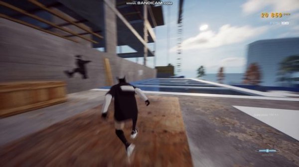 играя в игру про паркур 3 часть с микрофоном