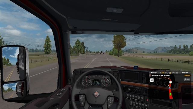 39) American Truck Simulator Комбайн (19т) (781ми) 195ми Бейкерсфилд (CA) - Даллес (OR)