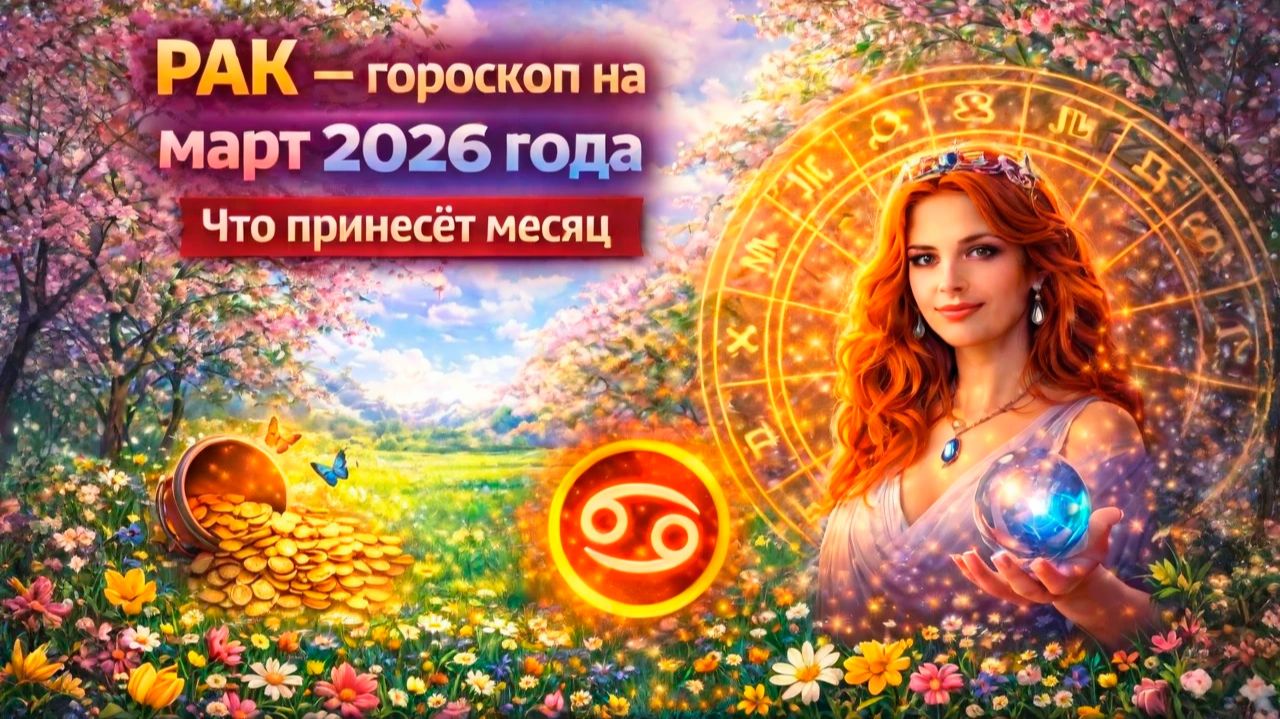 ♋ РАК — гороскоп на март 2026 года | Что принесёт месяц смотреть онлайн
