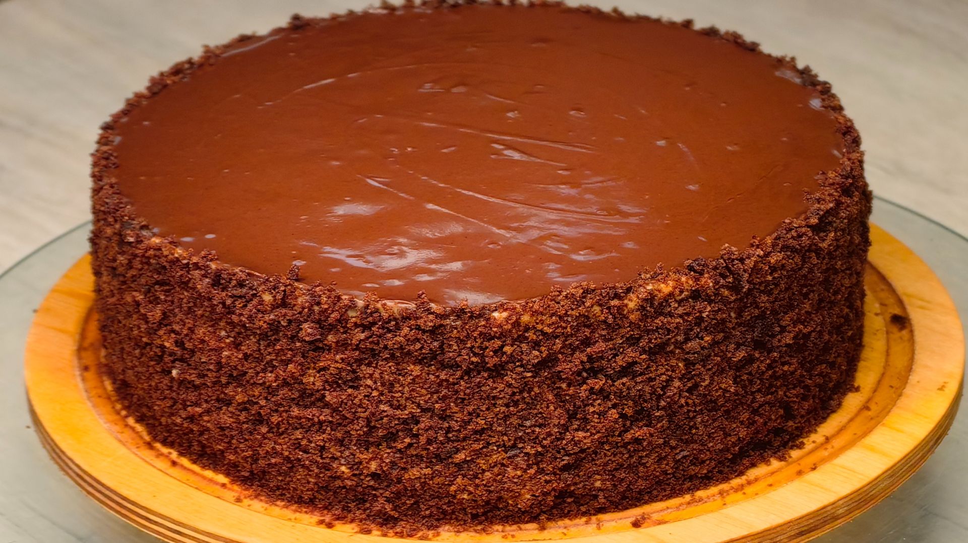 Шоколадный торт на сковороде без духовки смотреть онлайн