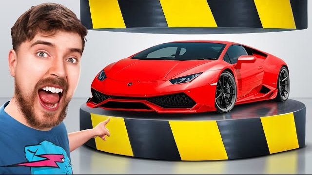 Ламборгини против пресса и другие самые безумные эксперименты в мире. Мистер Бист смотреть онлайн