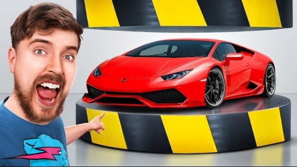 Ламборгини против пресса и другие самые безумные эксперименты в мире. Мистер Бист