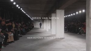 Показ мужской коллекции Dries Van Noten осень-зима 2024-2025