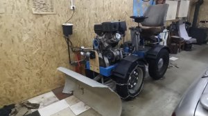 "Бурлачок" снова в строю. Ремонт мини- трактора