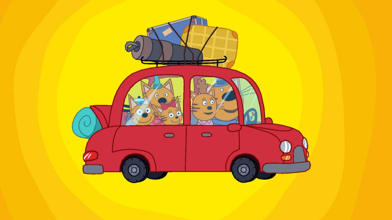 Три кота - Большое путешествие в Санкт-Петербург. Развивающий мультфильм для детей от 2 лет. смотреть онлайн